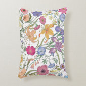 継ぎ目のない美しい花柄。花のイラスト アクセントクッション (正面(垂直))