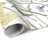 継ぎ目のない美しい花柄。花のイラスト ラッピングペーパー (ロールコーナー)