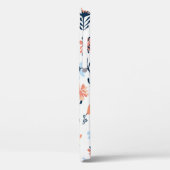 継ぎ目のない自然の花柄、抽象芸術の花 Case-Mate iPhoneケース (裏面 / 左)