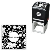 継ぎ目のない花柄 セルフインキングスタンプ (インサイチュ)