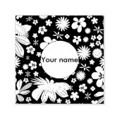 継ぎ目のない花柄 セルフインキングスタンプ (デザイン)