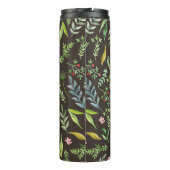 継ぎ目のない花柄。手描き水彩画 タンブラー (裏面)