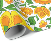 継ぎ目のない花柄、春/夏の背景。 ラッピングペーパー (ロールコーナー)