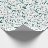 継ぎ目のない花模様 ラッピングペーパー (角)