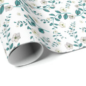 継ぎ目のない花模様 ラッピングペーパー (ロールコーナー)