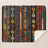 継ぎ目のない華美蓮の花アーヴ シェルパブランケット (正面(横))