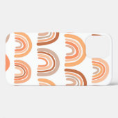 継ぎ目のない虹模様。手描きテクスチャ。 Case-Mate iPhoneケース (裏面 (横))