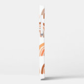 継ぎ目のない虹模様。手描きテクスチャ。 Case-Mate iPhoneケース (裏面 / 左)