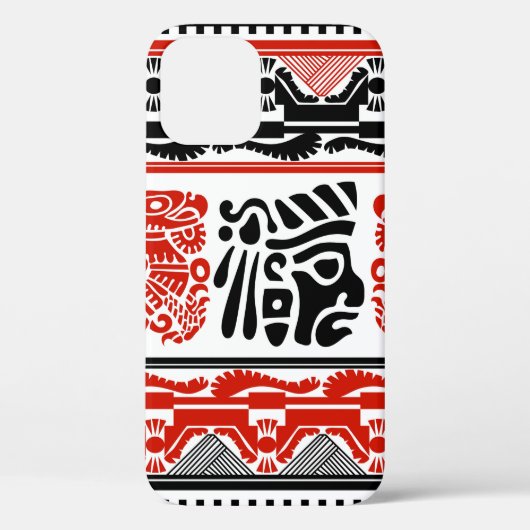 継ぎ目のない部族の民族パターン5 Case-Mate iPhoneケース (裏面)