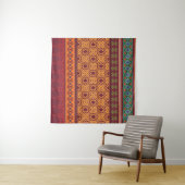 継ぎ目のない部族の民族パターン タペストリー (インサイチュ(横))