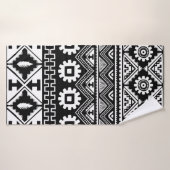 継ぎ目のない部族の民族パターン バスタオル (バスタオル)