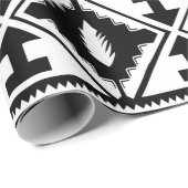 継ぎ目のない部族の民族パターン ラッピングペーパー (ロールコーナー)