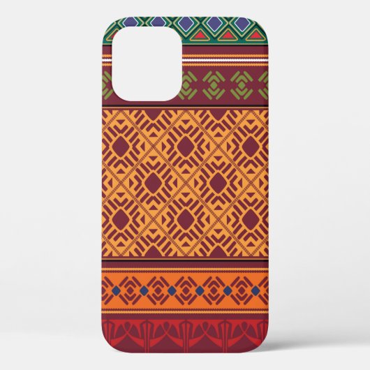 継ぎ目のない部族の民族パターン Case-Mate iPhoneケース (裏面)