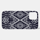 継ぎ目のない部族の民族パターン Case-Mate iPhoneケース (裏面 (横))