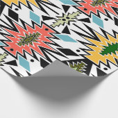 継ぎ目のない部族アフリカの装飾用模様バックグロ ラッピングペーパー (角)