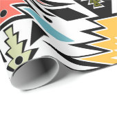 継ぎ目のない部族アフリカの装飾用模様バックグロ ラッピングペーパー (ロールコーナー)