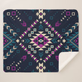 継ぎ目のない部族民族パターン6  シェルパブランケット (正面(横))