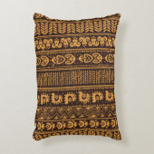 継ぎ目のない部族民族 アクセントクッション (正面(垂直))