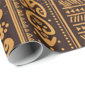 継ぎ目のない部族民族 ラッピングペーパー (ロールコーナー)