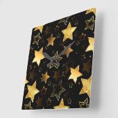 継ぎ目のない金星模様 スクエア壁時計 (傾斜)