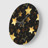 継ぎ目のない金星模様 ラージ壁時計 (傾斜)