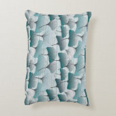 継ぎ目のない青い銀杏色。  アクセントクッション (裏面(縦))