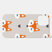継ぎ目のない顔手書きの繰り返し Case-Mate iPhoneケース (裏面 (横))