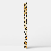 継ぎ目のない黄色と白のヒョウの手描き Case-Mate iPhoneケース (裏面 / 右)