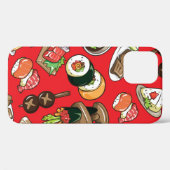 継ぎ目のな日本のい食べ物 Case-Mate iPhoneケース (裏面 (横))