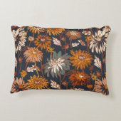 継ぎ目の無いはっきりした紫花菊図 アクセントクッション (裏面)