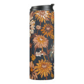 継ぎ目の無いはっきりした紫花菊図 タンブラー (回転左)