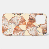 継ぎ目の無い模様の実を入れたイチョウ。水彩フル Case-Mate iPhoneケース (裏面 (横))