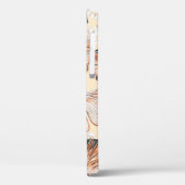 継ぎ目の無い模様の実を入れたイチョウ。水彩フル Case-Mate iPhoneケース (裏面 / 左)