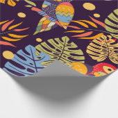 継ぎ目カラフルのない模様 ラッピングペーパー (角)