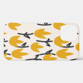 継ぎ目シンプルのないチューリップ花模様 Case-Mate iPhoneケース (裏面 (横))