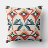 継ぎ目モダンのない幾何学的パターン クッション (裏面)