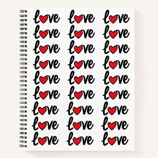 継ぎ目モダンのない愛 ノートブック (正面)