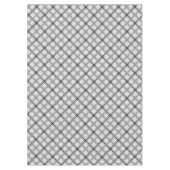 継ぎ目市松模様に無い格子状の抽象芸術パターン テーブルクロス (正面)