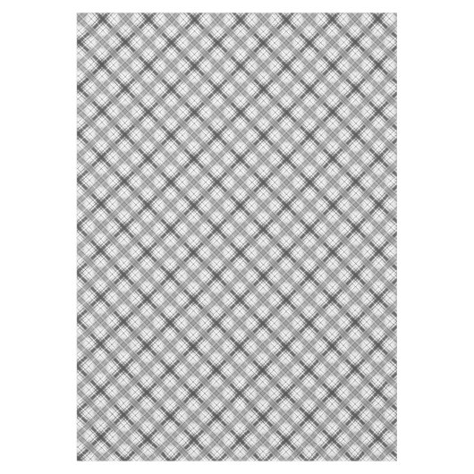 継ぎ目市松模様に無い格子状の抽象芸術パターン テーブルクロス (正面)