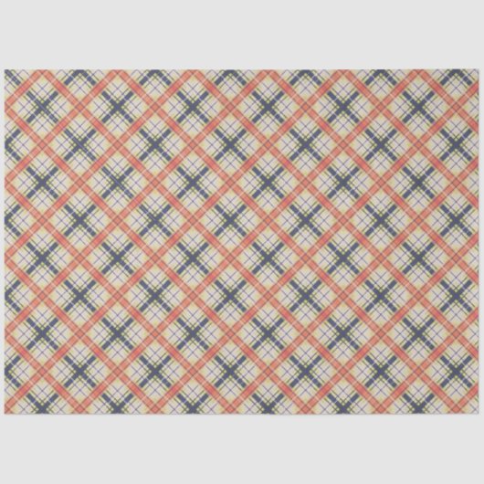 継ぎ目市松模様に無い格子状の抽象芸術パターン 薄葉紙 (正面)