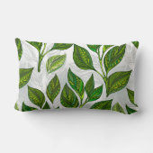 継ぎ目無し(緑茶葉) ランバークッション (裏面)