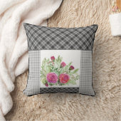 継ぎ素朴目 クッション (ブランケット)