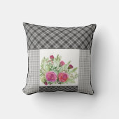 継ぎ素朴目 クッション (正面)