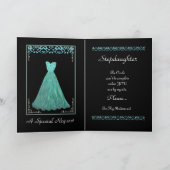 継娘は私の新婦付添人の水の青いガウン2です 招待状 (内部)