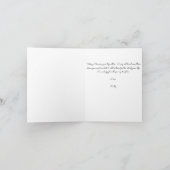 継母から継娘の結婚式の日（赤毛） カード (内部)