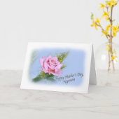 継母の母の日のカード カード (黄色い花)