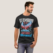 継母の誕生日人魚ボーナスマスタプダウ Tシャツ (正面フル)