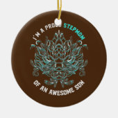 継母ソンマザーズデーボーナスマママフローラ セラミックオーナメント (正面)