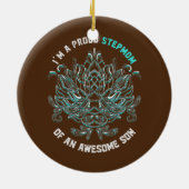 継母ソンマザーズデーボーナスマママフローラ セラミックオーナメント (裏面)