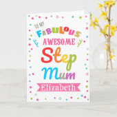 継母 カード (黄色い花)